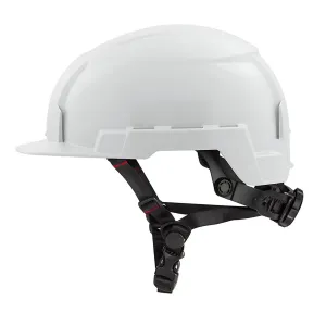 White Front Brim Safety Helmet (USA) - Type 2, Class E