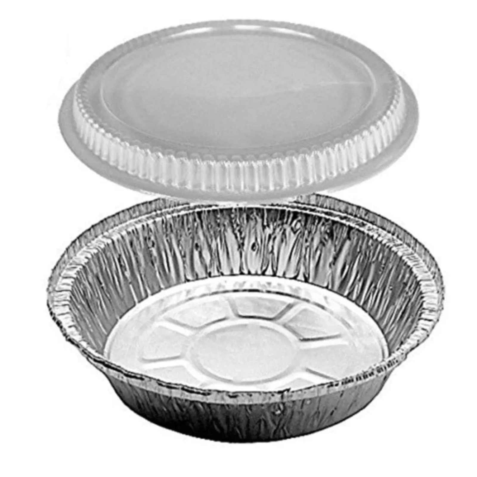 *WHOLESALE* 7" Clear Dome Lids for Aluminum Round Pan | 500 ct.