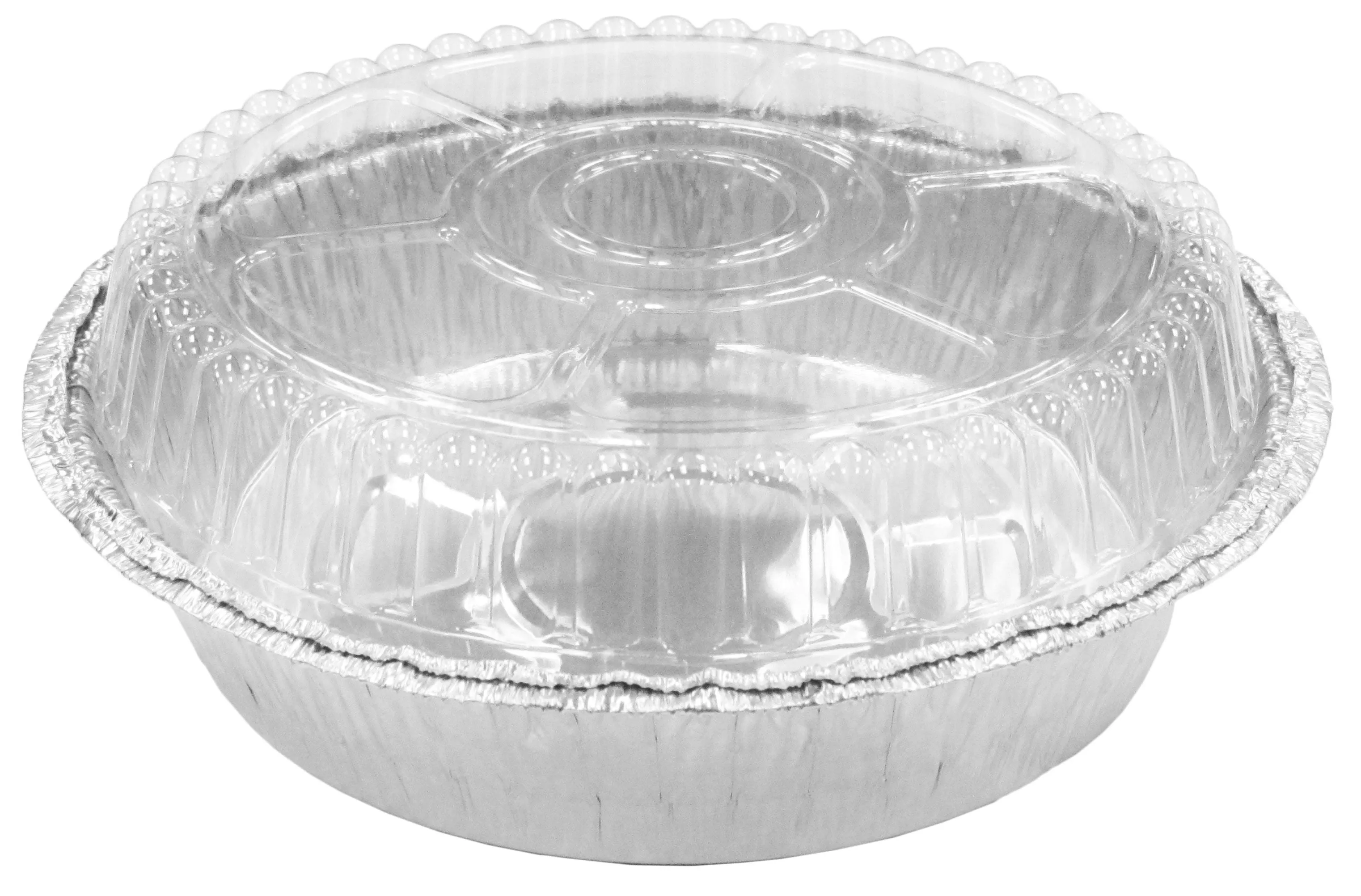 *WHOLESALE* 7" Clear Dome Lids for Aluminum Round Pan | 500 ct.